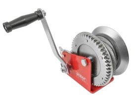 Troliu manual cu cablu VERKE 816 kg, cu manivelă, clichet de siguranță și cablu de 10 m pentru tractare și tensionare - Img 7