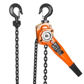 Troliu manual cu lanț și clichet KraftDele KD3500, 1,5T, lanț 3 m, pentru ridicare și manipulare sarcini grele - Img 2