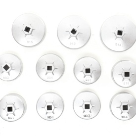 Trusă chei pentru filtre de ulei 23 piese KraftDele KD10501, cu 21 adaptoare, clichet 1/2 și cheie inelară 27 mm - Img 4