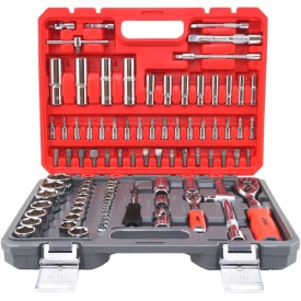 Trusă chei tubulare MaxRom 94 piese cu valiză, set profesional din oțel Cr-V pentru service auto și atelier - Img 12