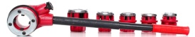 Trusă manuală de filetat țevi KraftDele KD332, 6 capete 1/4"-1 1/4", cu clichet și valiză de transport - Img 11