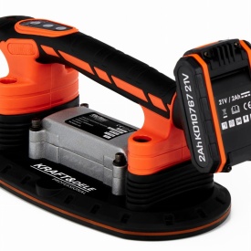Ventuză vibratoare cu acumulator 21V KraftDele KD10767 pentru montaj plăci ceramice și gresie, cu 6 trepte și forță de aspirare până la 150 kg - Img 7