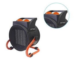 Aerotermă electrică KraftDele KD11727, 2500 W, 230 V, cu termostat și ventilator, pentru încălzire rapidă în garaj, atelier sau depozit - Img 9