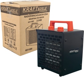 Aerotermă electrică KraftDele KD11990, 2500W, cu termostat, 3 trepte de putere și protecție la supraîncălzire - Img 11