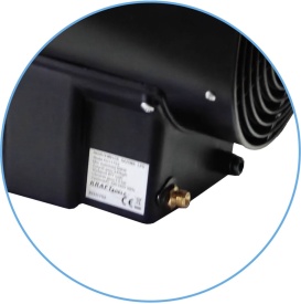 Aerotermă pe gaz LPG 60 kW cu termostat și afișaj KraftDele KD11702 pentru hale, ateliere și spații de lucru mari - Img 12