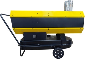 Aerotermă pe motorină KraftDele 65 kW cu termostat digital și evacuare fum, model KD11717 - Img 8