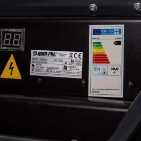 Aerotermă pe motorină Mar-Pol M80934, 30 kW, debit aer 600 m³/h, rezervor 38 L, cu termostat și afișaj - Img 6