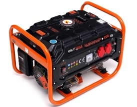 Agregat de curent monofazat KraftDele KD160, 3500W, 230V/12V, pornire manuală, rezervor 15L - Img 10