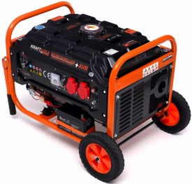 Agregat de curent monofazat KraftDele KD162, 3500 W, 230 V/12 V, pornire electrică și manuală - Img 4