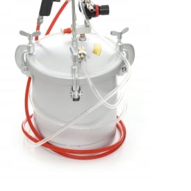 Agregat de vopsire pneumatic 10L KraftDele KD5793 cu pistol de pulverizare 2,0 mm și regulator de presiune - Img 9