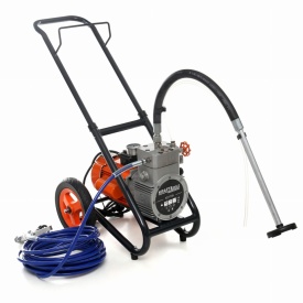 Agregat de vopsit hidrodinamic KraftDele KD1745, 1500W, pentru pereți, fațade, hale și suprafețe mari - Img 4
