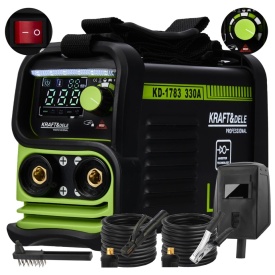 Aparat de sudură invertor KraftDele KD1783, 330A, MMA și TIG LIFT, cu VRD, compact și ușor pentru lucrări de sudură - Img 2