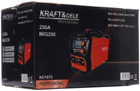 Aparat de sudură invertor KraftDele KD1875 250A 3 în 1 MIG/MMA/LIFT TIG cu afișaj LCD - Img 11