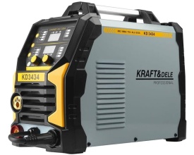 Aparat de sudură invertor KraftDele KD3434 MIG Flux / MMA / TIG Lift Synergia, 255A, 230V