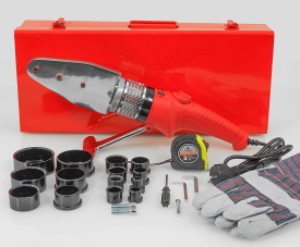 Aparat de sudură pentru țevi PPR/PVC 1500W MaxRom, set complet cu bacuri 20-63 mm, valiză și accesorii pentru instalații - Img 10