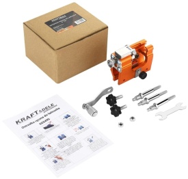 Ascuțitoare manuală pentru lanț drujbă KraftDele KD5495, set cu 5 pile, compatibilă cu lanțuri pentru fierăstraie 8-20 inch - Img 8