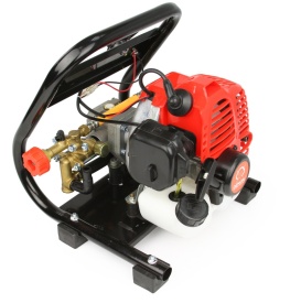 Atomizor / pulverizator pe benzină Mar-Pol M83223, presiune max. 25 bar, debit 12 l/min, furtun lance 10 m - Img 4