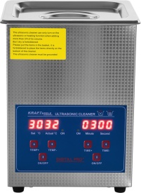 Baie ultrasonică de curățare 2L KraftDele KD500 cu încălzire, timer și afișaj LCD pentru piese fine, bijuterii și instrumente - Img 7