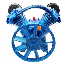 Cap compresor de aer 2 pistoane in V 400l/min 2.2-3kW 10 bari + teava de racord – Kraft&Dele