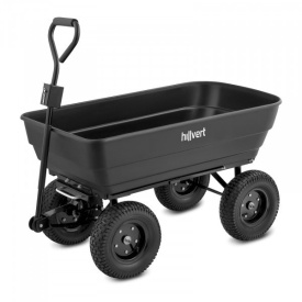 Carucior de gradina 350kg 125L HT-Q.BASS-125G Hillvert 10090076 – Kraft&Dele