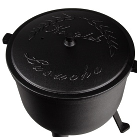 Ceaun pirostrii din fontă 10L, pentru gătit tradițional – XM90033 - Img 8