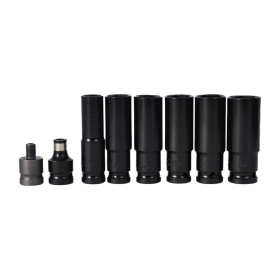Cheie de impact cu acumulator KraftDele KD3407, 21V, 750 Nm, 2 baterii 3000 mAh, set tubulare și valiză - Img 12