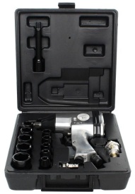 Cheie de impact pneumatică KraftDele KD1420 1/2 inch, 312 Nm, set 17 piese cu tubulare CrV și valiză - Img 2