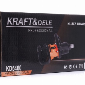 Cheie de impact pneumatică KraftDele KD5460, 1 inch, 4800 Nm, pentru șuruburi mari și lucrări grele în service și atelier - Img 9