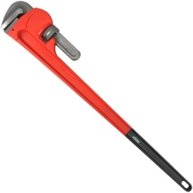 Cheie pentru țevi tip Stillson 1200 mm 48” MaxRom, reglaj melcat, fălci călite din oțel CrV pentru lucrări hidraulice și mecanice - Img 5