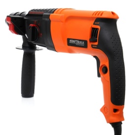 Ciocan rotopercutor KraftDele KD1690 2650W cu cap suplimentar, pentru găurire și dăltuire în materiale dure - Img 2