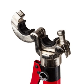 Cleşte hidraulic manual pentru sertizare ţevi PEX Mar-Pol M55915, profile U/TH/V, cap rotativ 360°, set bacuri 16-32 mm - Img 3