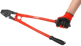 Clește sertizare pentru cabluri și linii de oțel 60 cm MaxRom, cu tăietor integrat, pentru manșoane 4-10 mm - Img 7