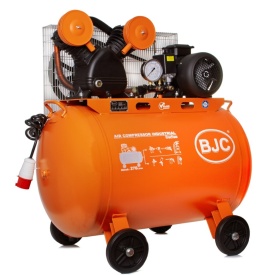 Compresor aer 270L 4kW BJC B88033 – debit 600 l/min, 8 bar, compresor profesional trifazic cu transmisie pe curea - Img 3