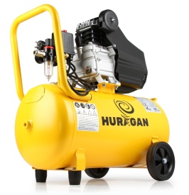 Compresor aer Mar-Pol Huragan 50L, 2,2 kW, 230V, 8 bar, 216 l/min, cu reductor și două manometre