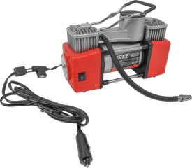 Compresor auto 12V MaxRom cu manometru precis, cilindru metalic dublu, furtun 5 m și alimentare la baterie sau priză auto - Img 4