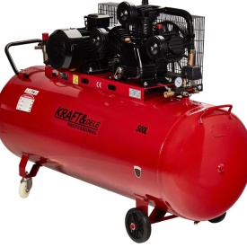 Compresor de aer cu ulei KraftDele KD1413, 500 L, 3 pistoane, 400V, 9 bar, industrial pentru atelier și producție