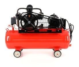 Compresor de aer cu ulei KraftDele KD405, 100L, 3 pistoane, 400V, 8 bar, transmisie pe curea - Img 6
