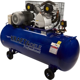 Compresor de aer cu ulei KraftDele KD4061, 300L, 2 pistoane, 400V, 5,5 kW, 820 l/min, cu separator ulei și apă - Img 10