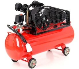 Compresor de aer cu ulei KraftDele KD407, 200L, 2 pistoane, 400V, transmisie pe curea, 8 bar, pentru atelier și aplicații intensive - Img 3