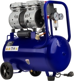 Compresor de aer fără ulei KraftDele KD4099, 24L, 1200W, debit 220 l/min, mobil pentru garaj, atelier și unelte pneumatice - Img 5