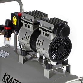 Compresor fără ulei KraftDele KD1396, 50L, 1500W, 8 bar, mobil pentru atelier, garaj și lucrări tehnice - Img 6