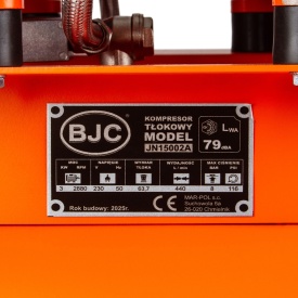 Compresor fără ulei Mar-Pol B88008, rezervor 50L, 10 bar, 400 l/min, 230V, 4 pistoane, pentru atelier și garaj - Img 7