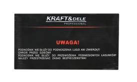 Cric hidraulic auto tip crocodil low profile 4T KraftDele KD1308, ridicare 95-552 mm - Img 6