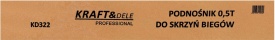 Cric hidraulic pentru cutii de viteze KraftDele KD322, capacitate 500 kg, înălțime reglabilă 110-190 cm - Img 11