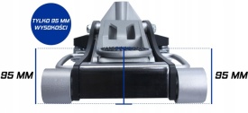 Cric hidraulic tip crocodil 3T BJC M80232 – aluminiu ultra-ușor, profil scăzut 95mm, pompă dublă rapidă - Img 6