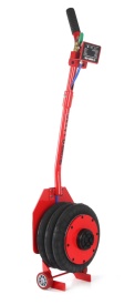 Cric pneumatic tip pernă Mar-Pol 3.5T cu adaptor înalt, 3 burdufuri, ridicare până la 51 cm pentru atelier și vulcanizare - Img 11