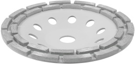 Disc diamantat cupă segmentat VERKE 180 mm pentru șlefuirea betonului, pietrei, cărămizii și suprafețelor dure - Img 9