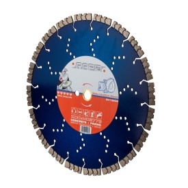 Disc diamantat Mar-Pol RAPID 350 mm, alezaj 25,4/20 mm, segment 15 mm, pentru beton, cărămidă și materiale de construcții - Img 3