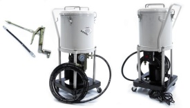 Dispozitiv de gresare electric 20L M78065 – presiune 30-40 MPa, debit 0.5 L/min, pompă profesională 230V pentru ungere sub presiune - Img 2