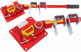 Dispozitiv manual de îndoit fier beton PPM GP-C pentru bare 6-14 mm, bază stabilă și opritor reglabil pentru îndoire precisă